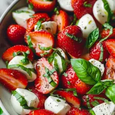 Balsamic Strawberry Caprese-image