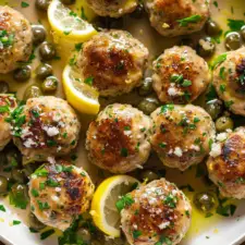 Chicken Piccata Meatballs-image