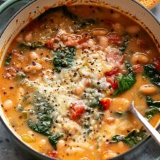 Creamy Parmesan Tuscano Soup - Miarecipes