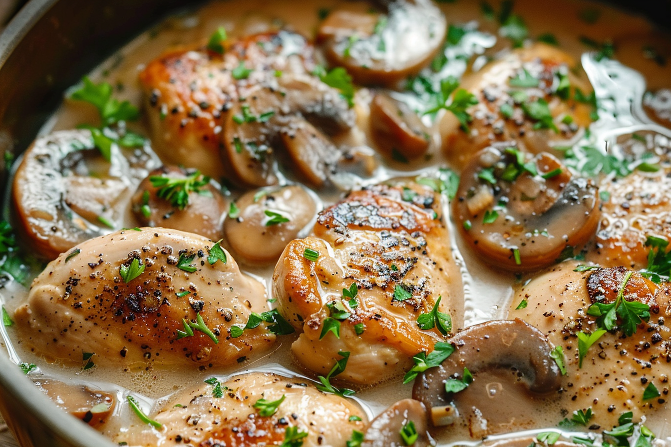 SLOW COOKER CHICKEN MARSALA - Miarecipes