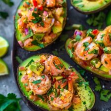 Shrimp Stuffed Avocados