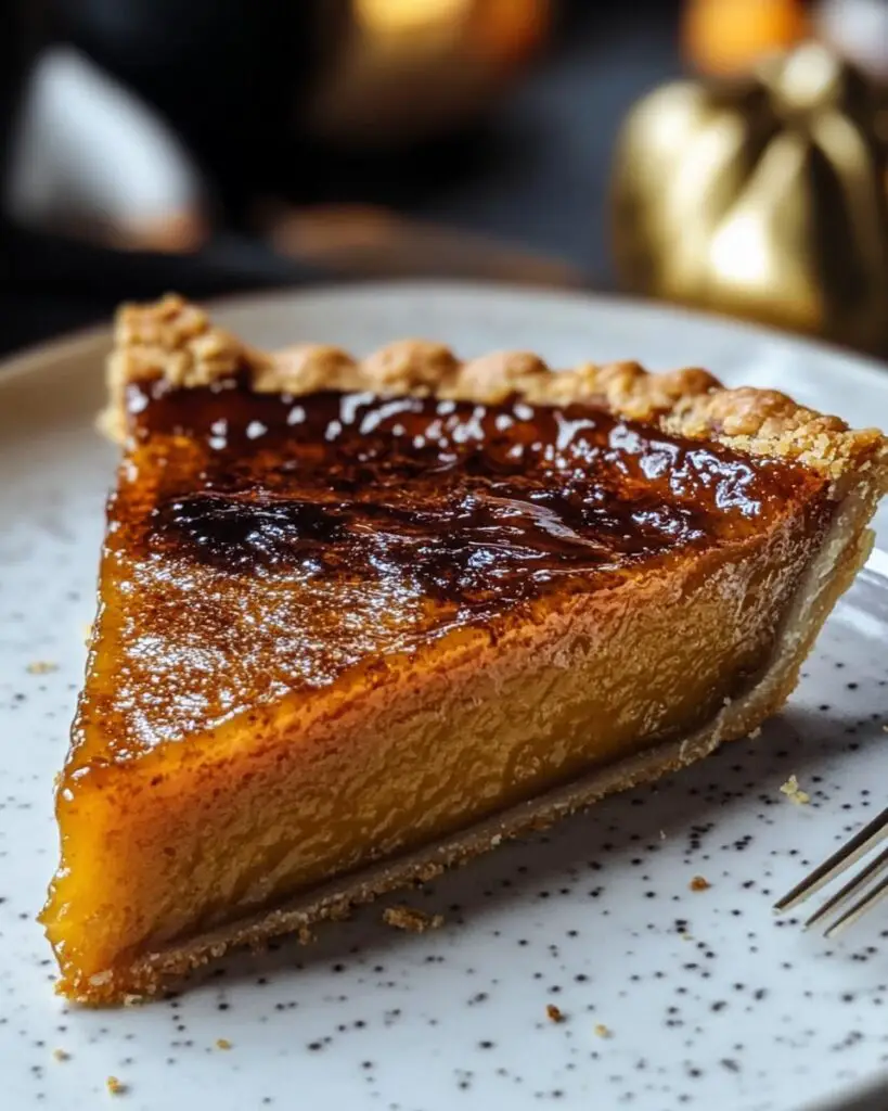 Pumpkin Brûlée Bliss Pie