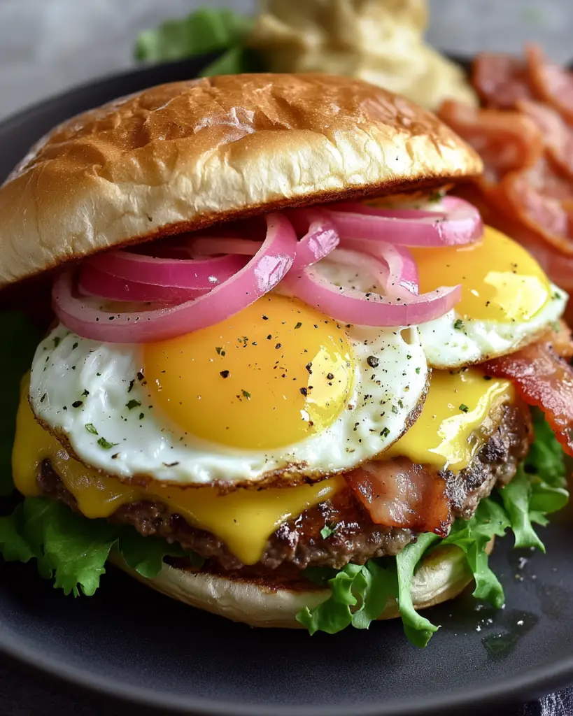 The Ultimate Breakfast Burger Recipe: A Perfect Start to Your Day