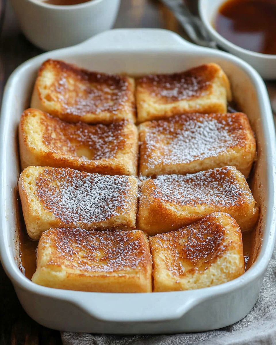 Baked French Toast with Cinnamon and Maple Syrup - A Heavenly Breakfast Treat