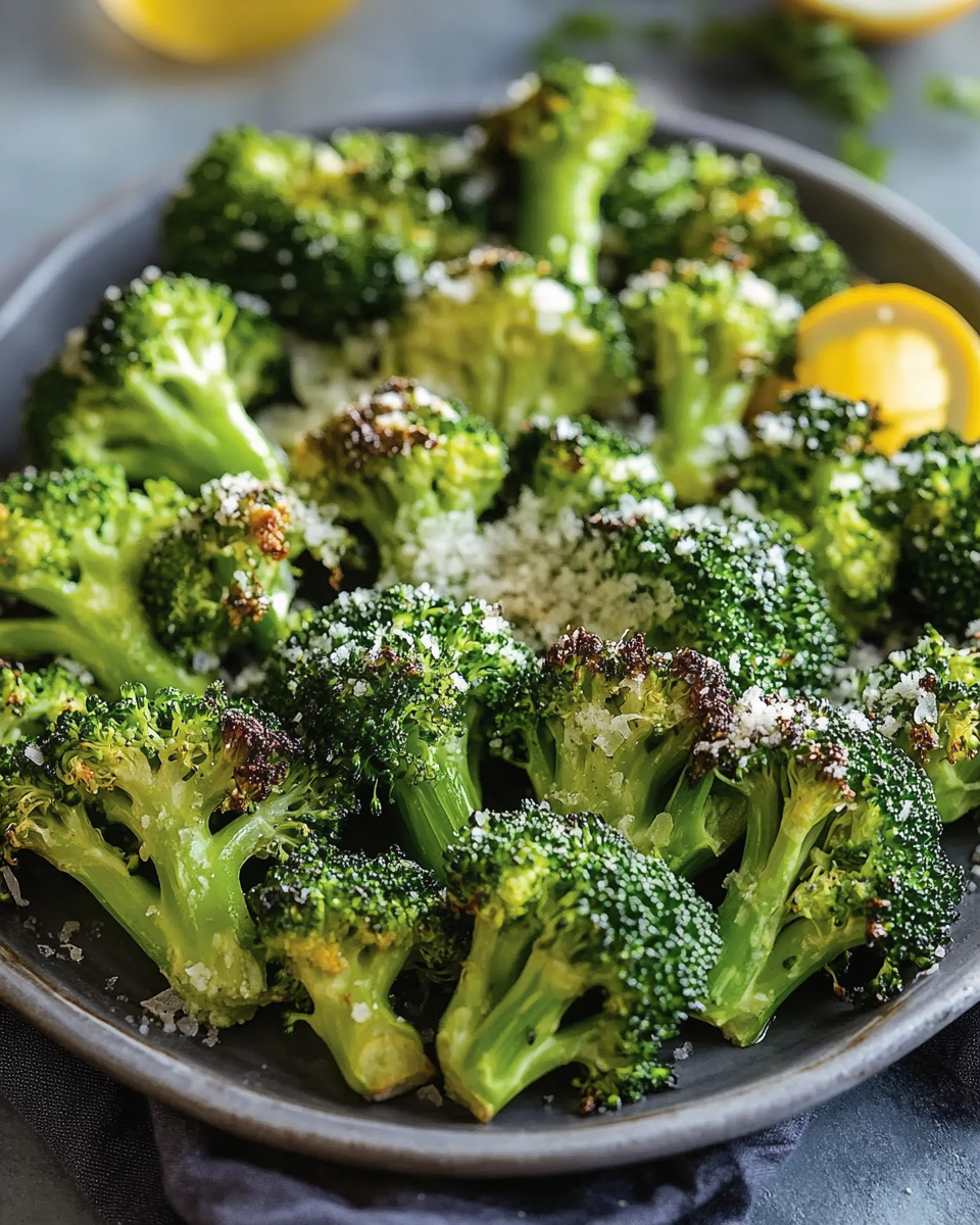 Roasted Broccoli with Garlic, Lemon, and Parmesan: A Flavorful and Easy Side Dish
