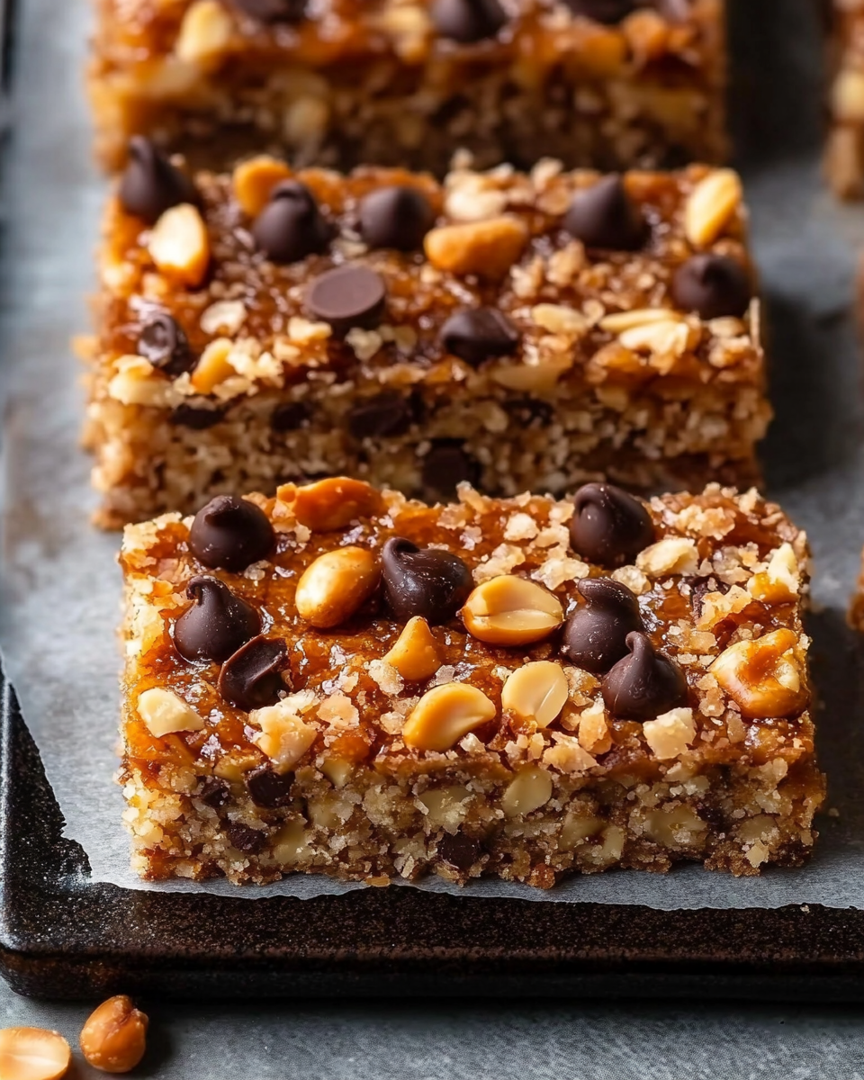 No-Bake Sweetened Coconut Peanut Crunch Bars – A Delightful Treat for All Occasions