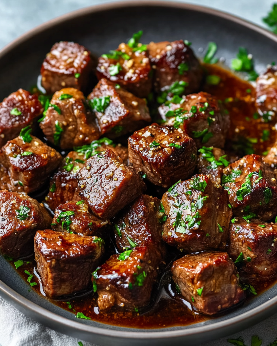 Garlic Butter Steak Bites: Tender, Savory, and Easy!