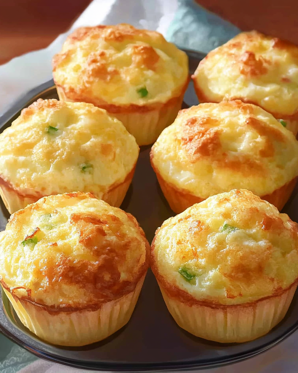 Easy Cottage Cheese and Cheddar Egg Muffins (Gluten-Free Option)