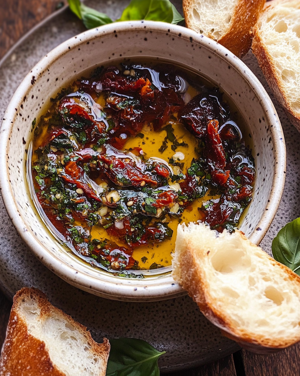Sun-Dried Tomato and Herb Dip: A Flavorful Party Favorite