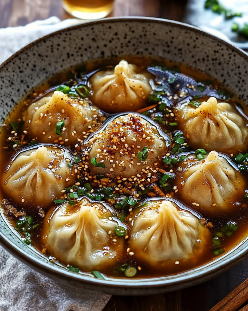 Spiced Butternut Squash Dumplings with Ginger Broth: A Flavorful Comforting Delight