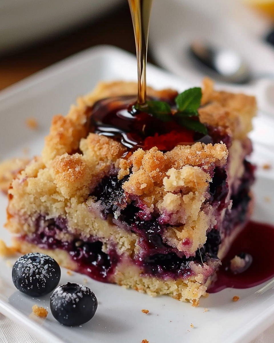 Blueberry Crumb Pancake Bake: A Deliciously Sweet and Fluffy Morning Treat