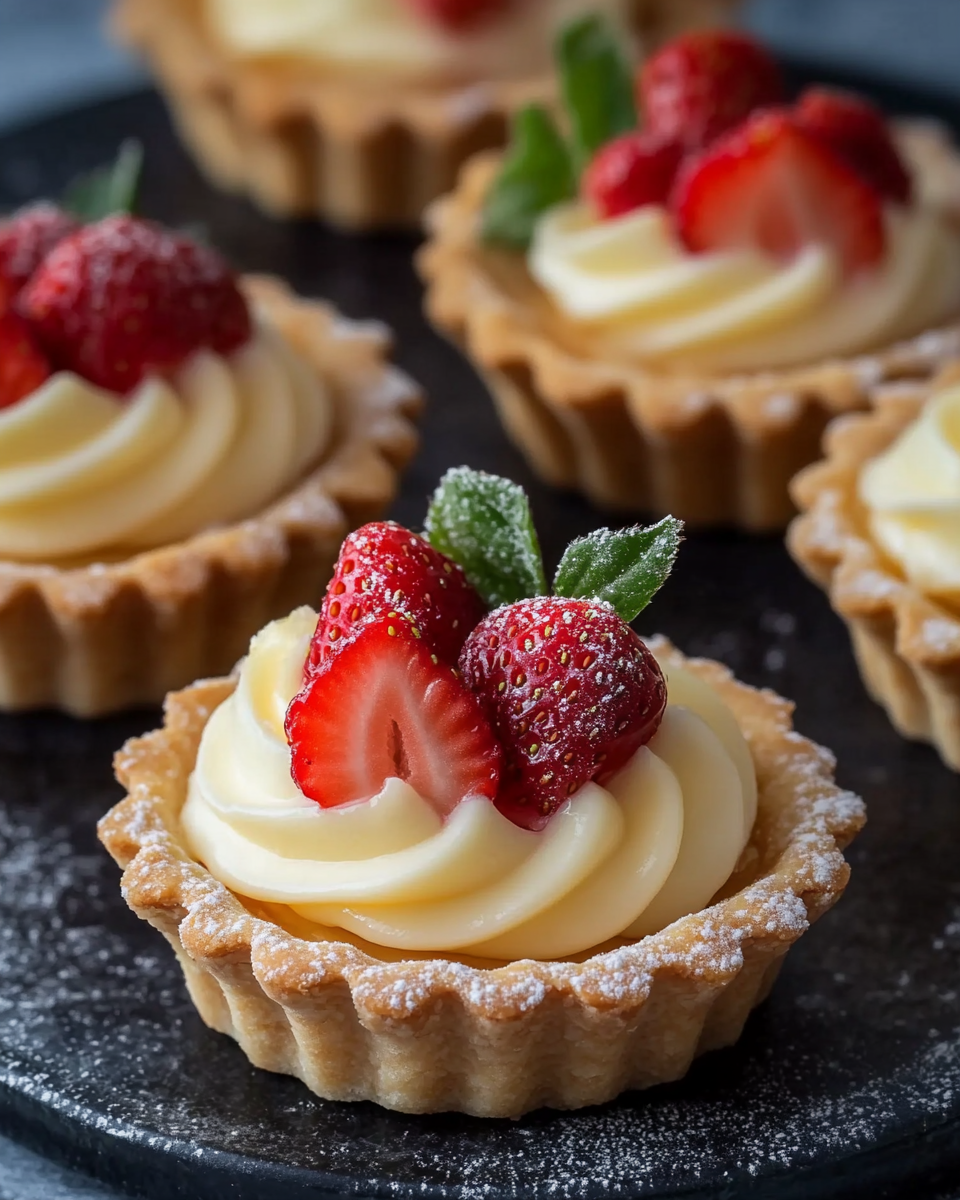 Fresh and Delicious Strawberry Tartlets Recipe