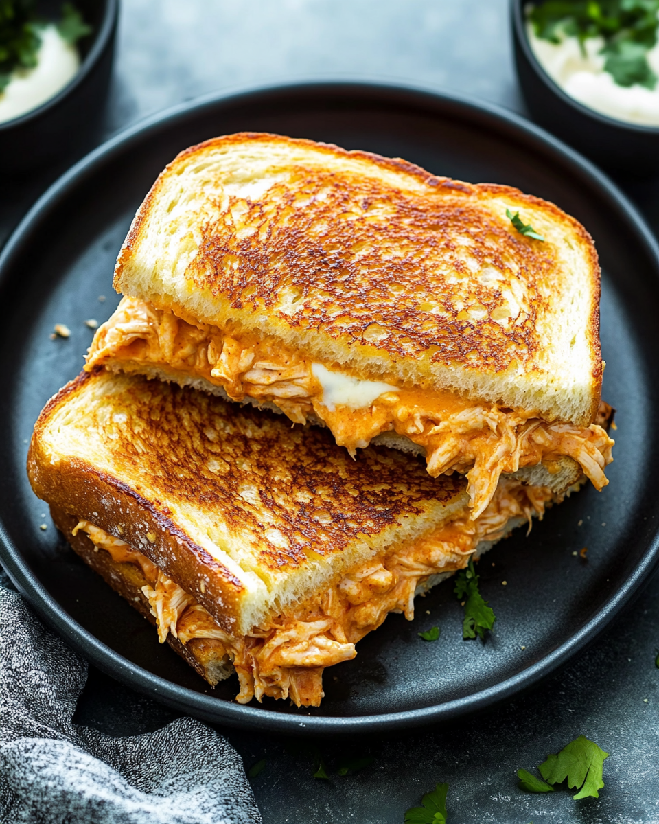 Ultimate Buffalo Chicken Grilled Cheese Sandwich Recipe: The Creamy, Spicy Comfort Food You’ve Been Craving