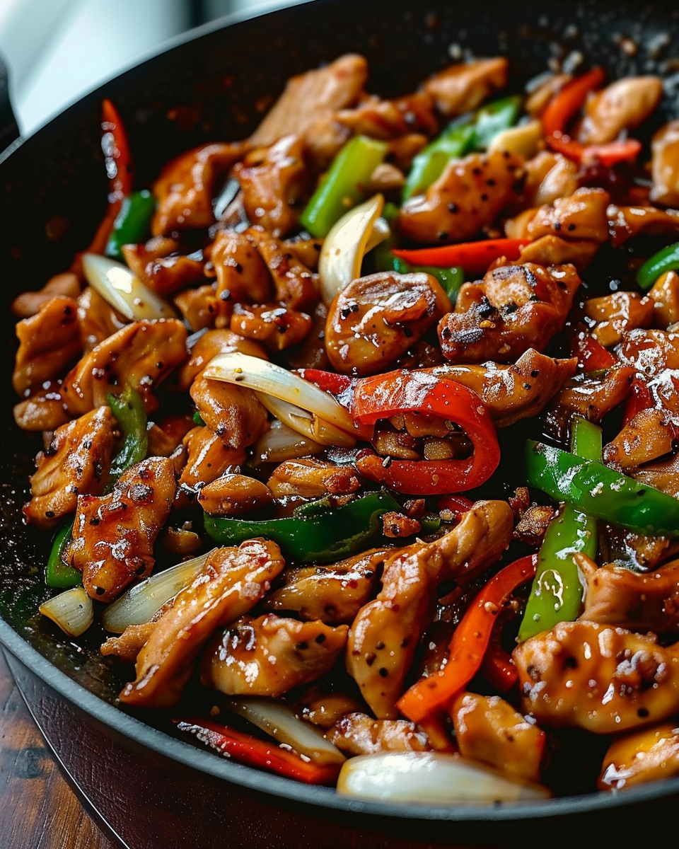 Black Pepper Chicken: A Flavorful Stir-Fry Recipe to Savor