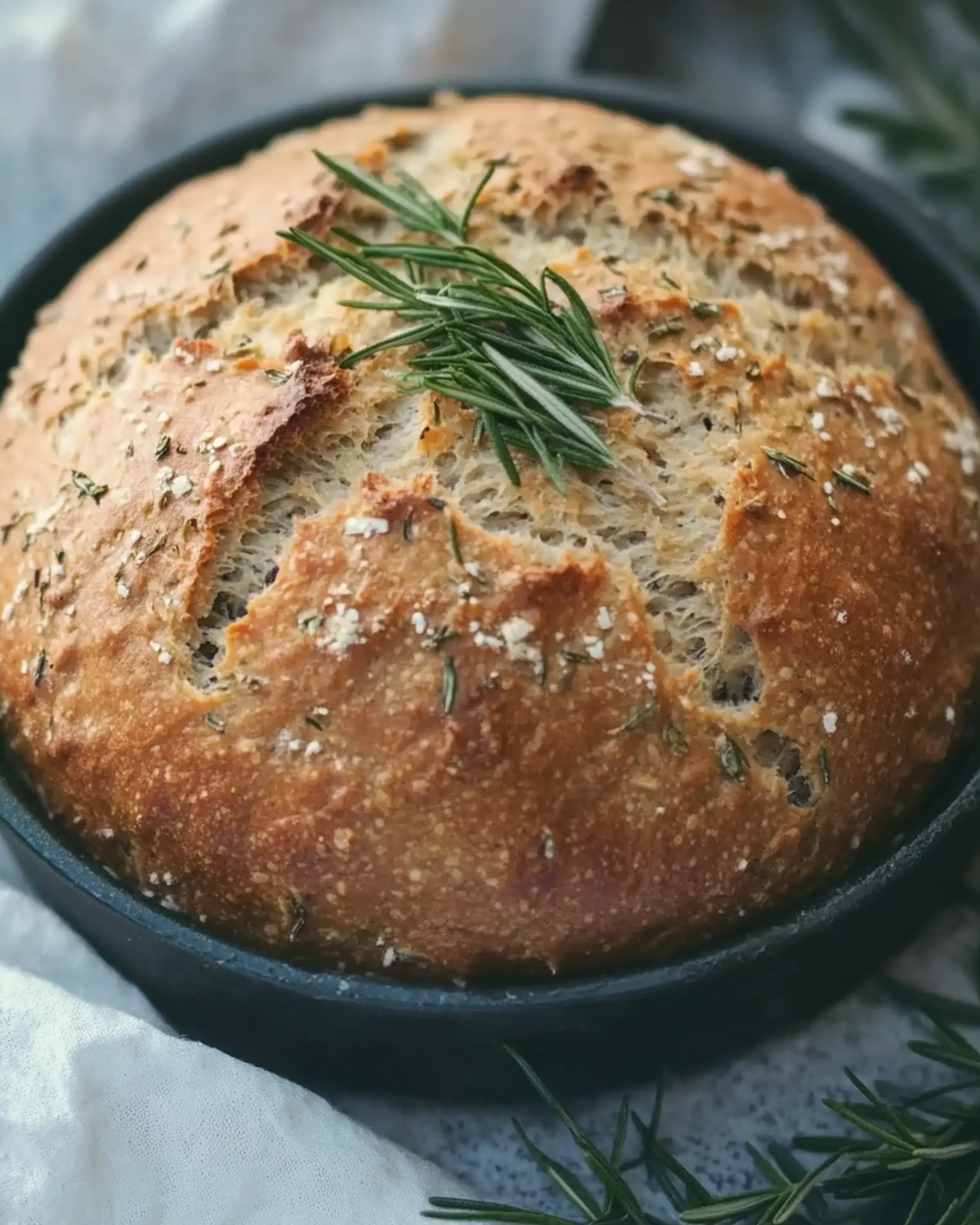 Easy Rosemary Whole Wheat Bread Recipe – A Simple, Flavorful Delight
