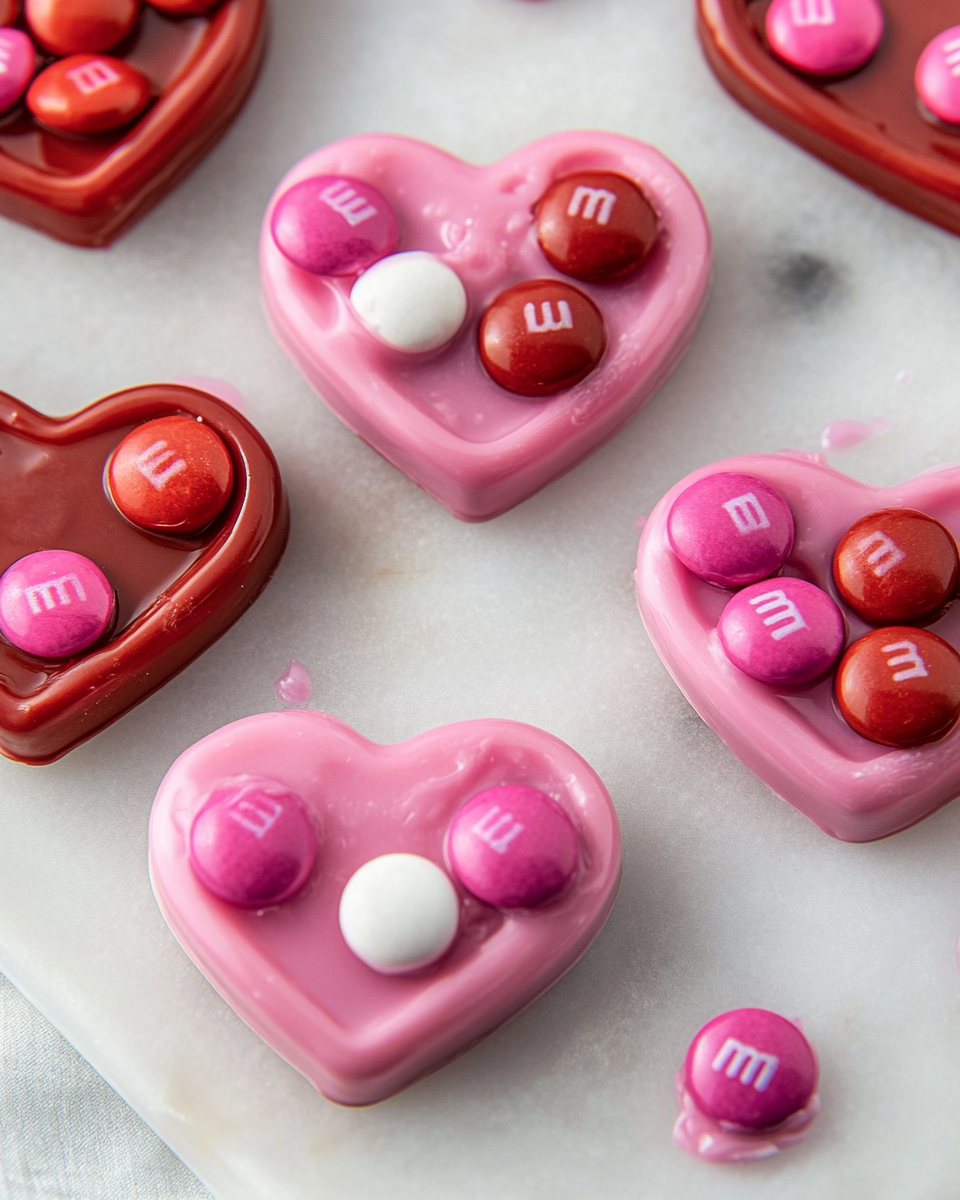 Valentine's Day Heart-Shaped M&M Candy Pops: A Sweet, Colorful Treat for Your Loved Ones