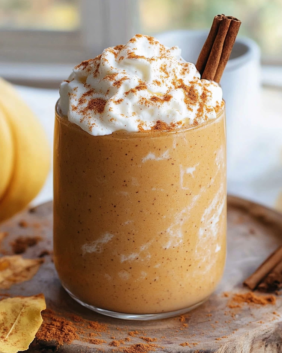 Creamy Pumpkin Spice Smoothie Dairy-Free and Vegan-Friendly