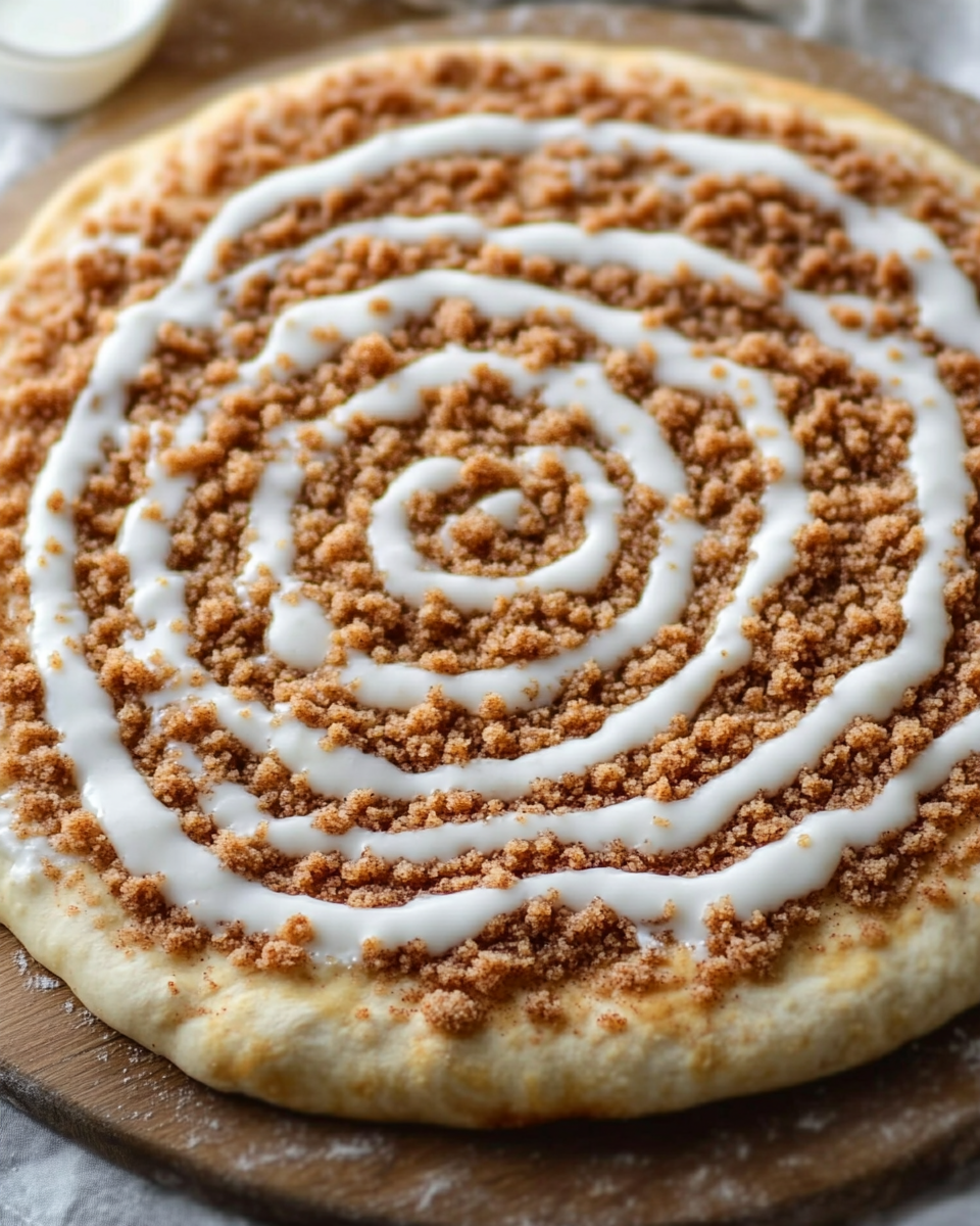 Easy Homemade Cinnamon Crumb Dessert Pizza: A Sweet Slice of Heaven