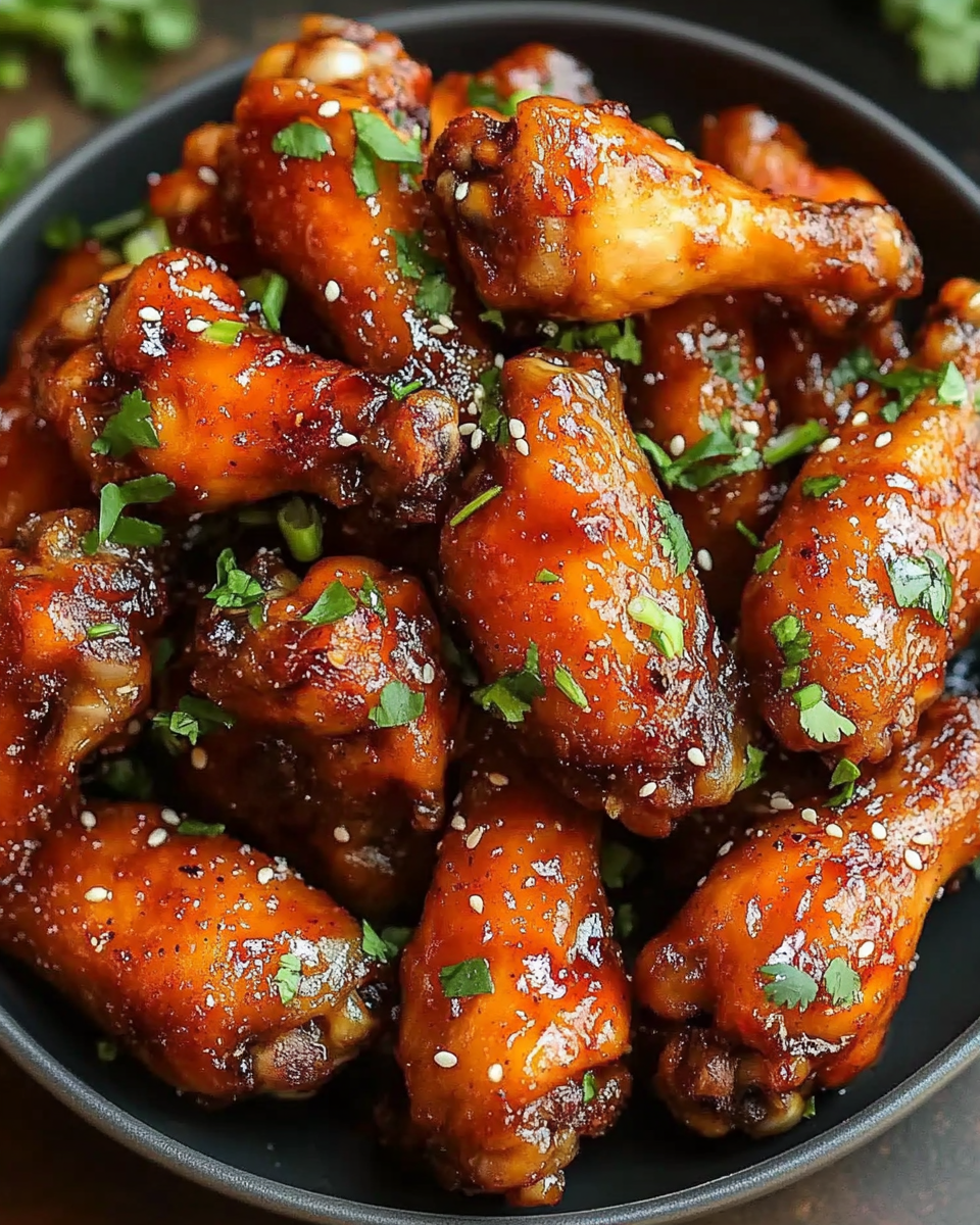 Crispy Sweet and Spicy Chicken Wings Recipe: Perfectly Crispy with a Sticky, Flavorful Glaze
