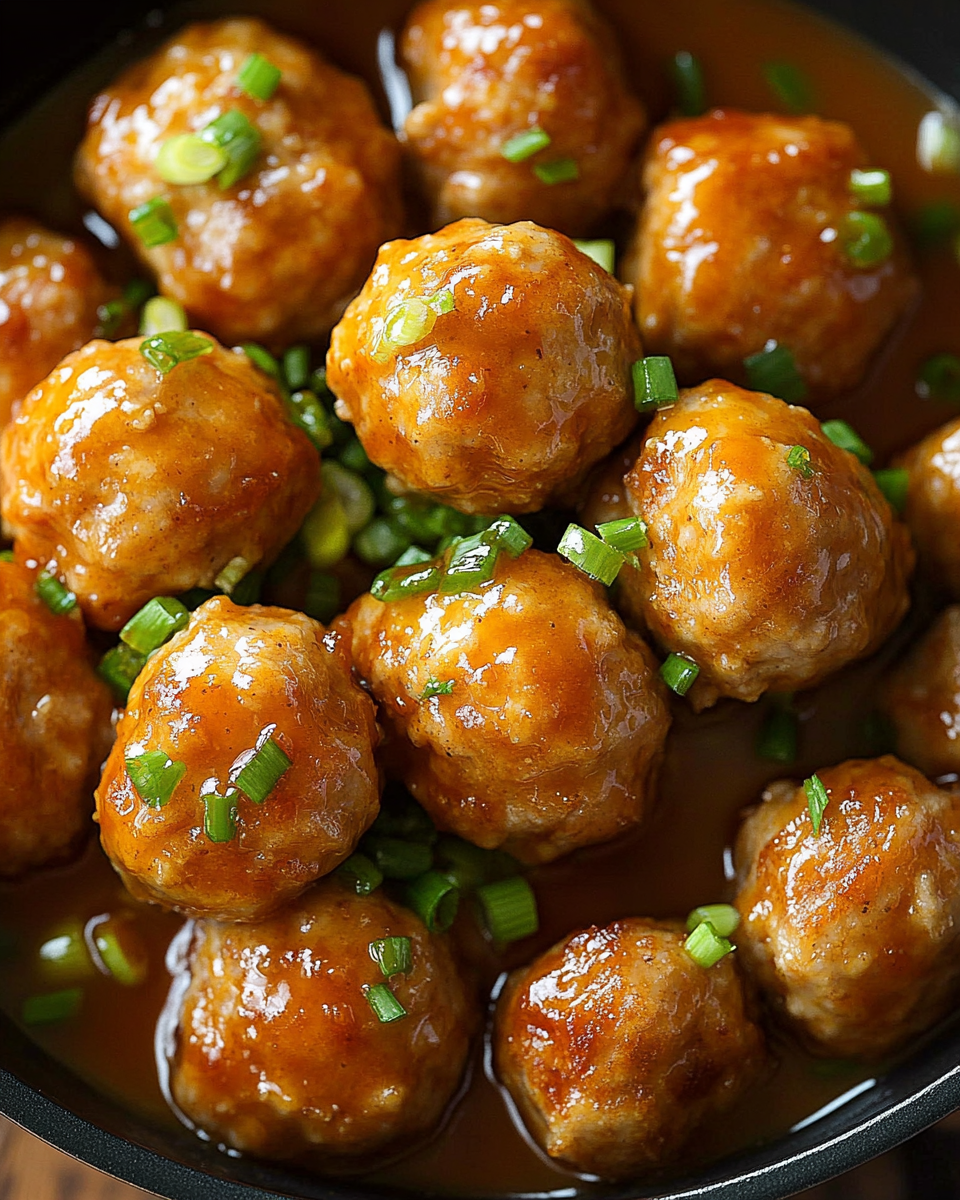 Easy Orange Ginger Chicken Meatballs with Sweet and Spicy Sauce: A Flavorful Twist on a Classic Dish