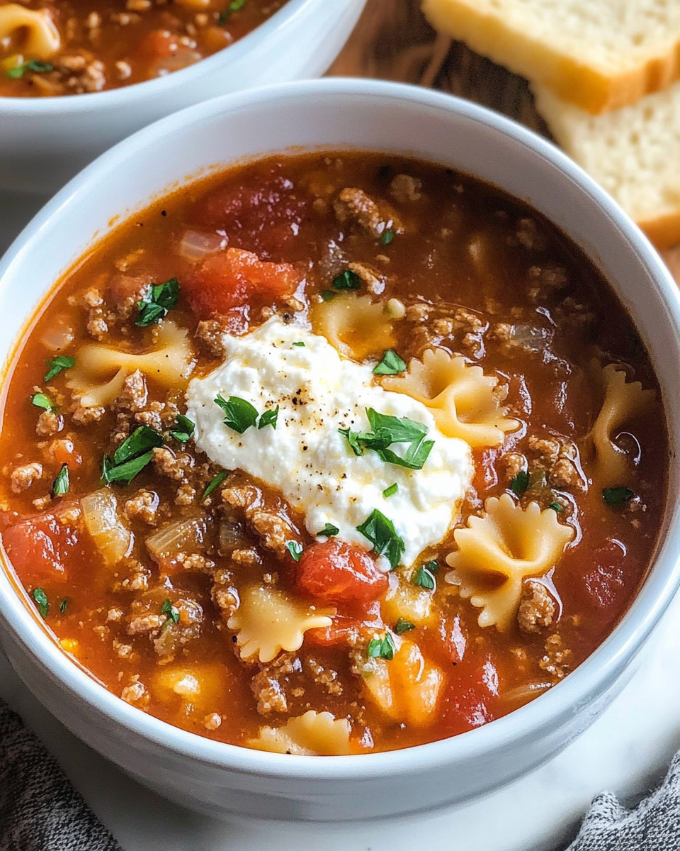 Hearty Ground Beef and Bowtie Pasta Soup Recipe: A Comforting Dish for All Occasions