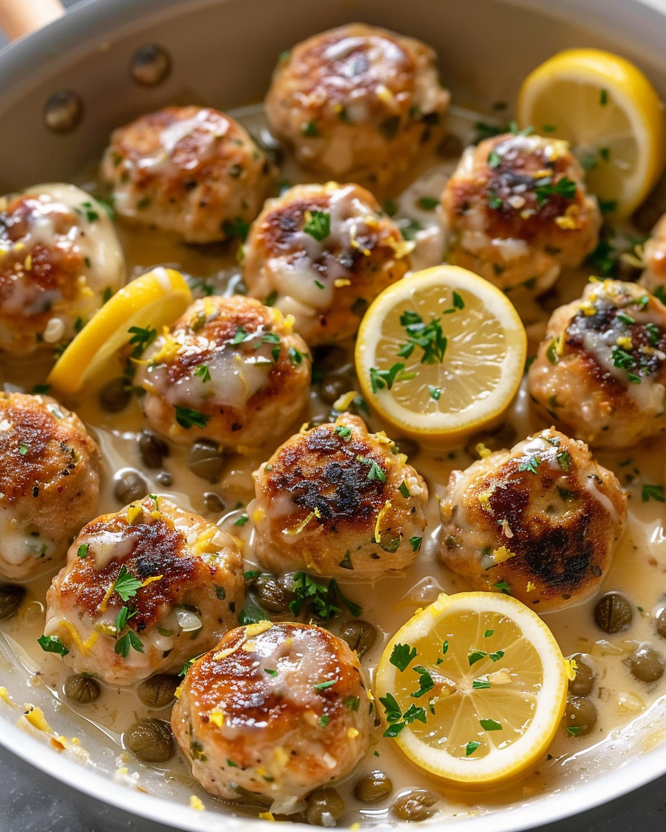 Chicken Piccata Meatballs: A Flavorful Twist on a Classic Dish