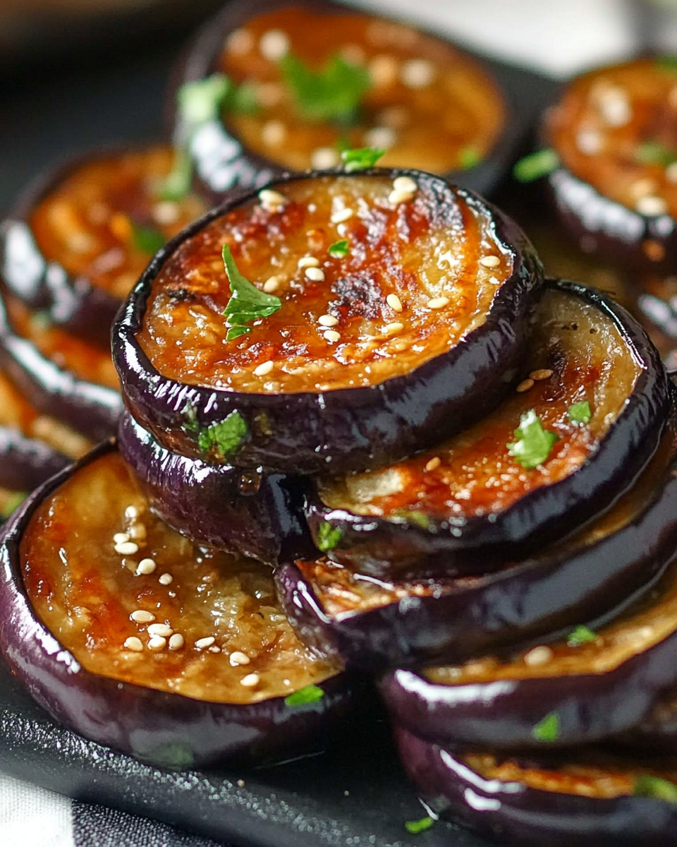 Crispy Roasted Eggplant with Savory Glaze: A Simple, Flavorful, and Healthy Side Dish