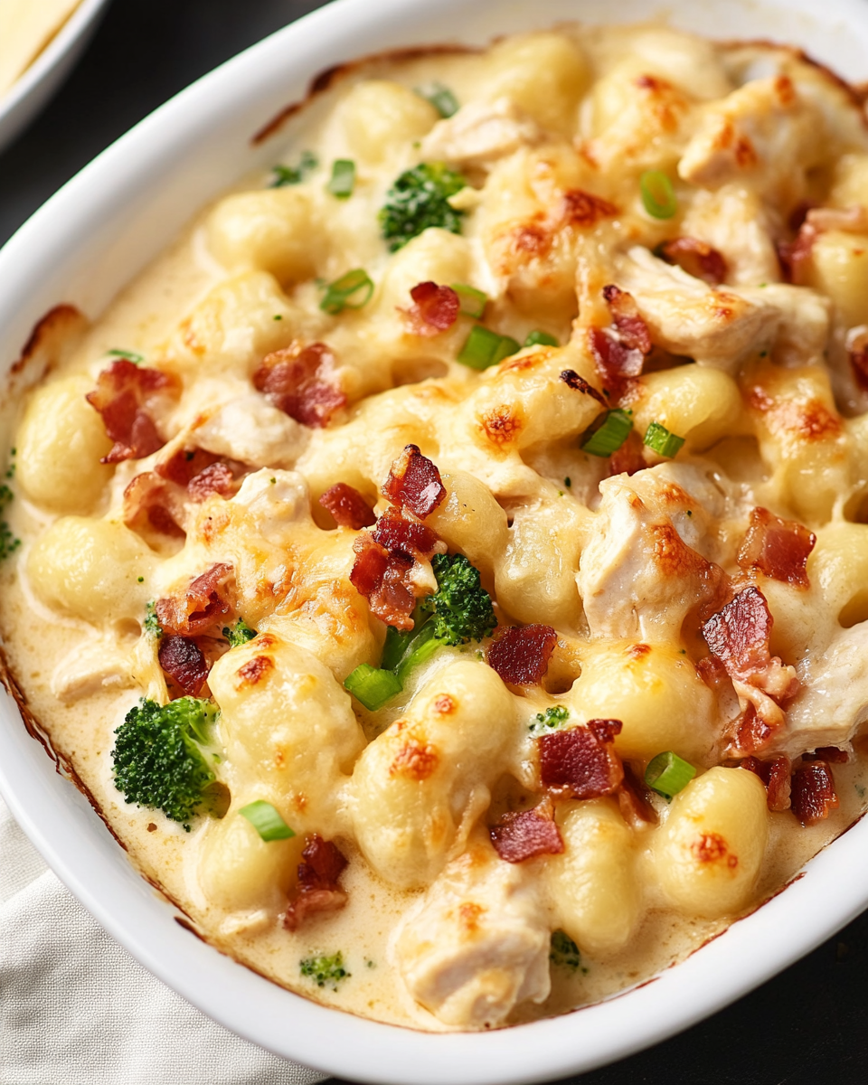 Creamy Chicken Gnocchi Bake: A Comforting Family Favorite