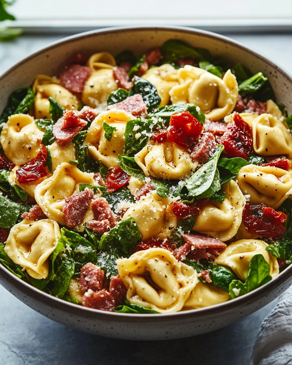 Easy and Flavorful Italian Tortellini Salad: A Mediterranean-Inspired Delight