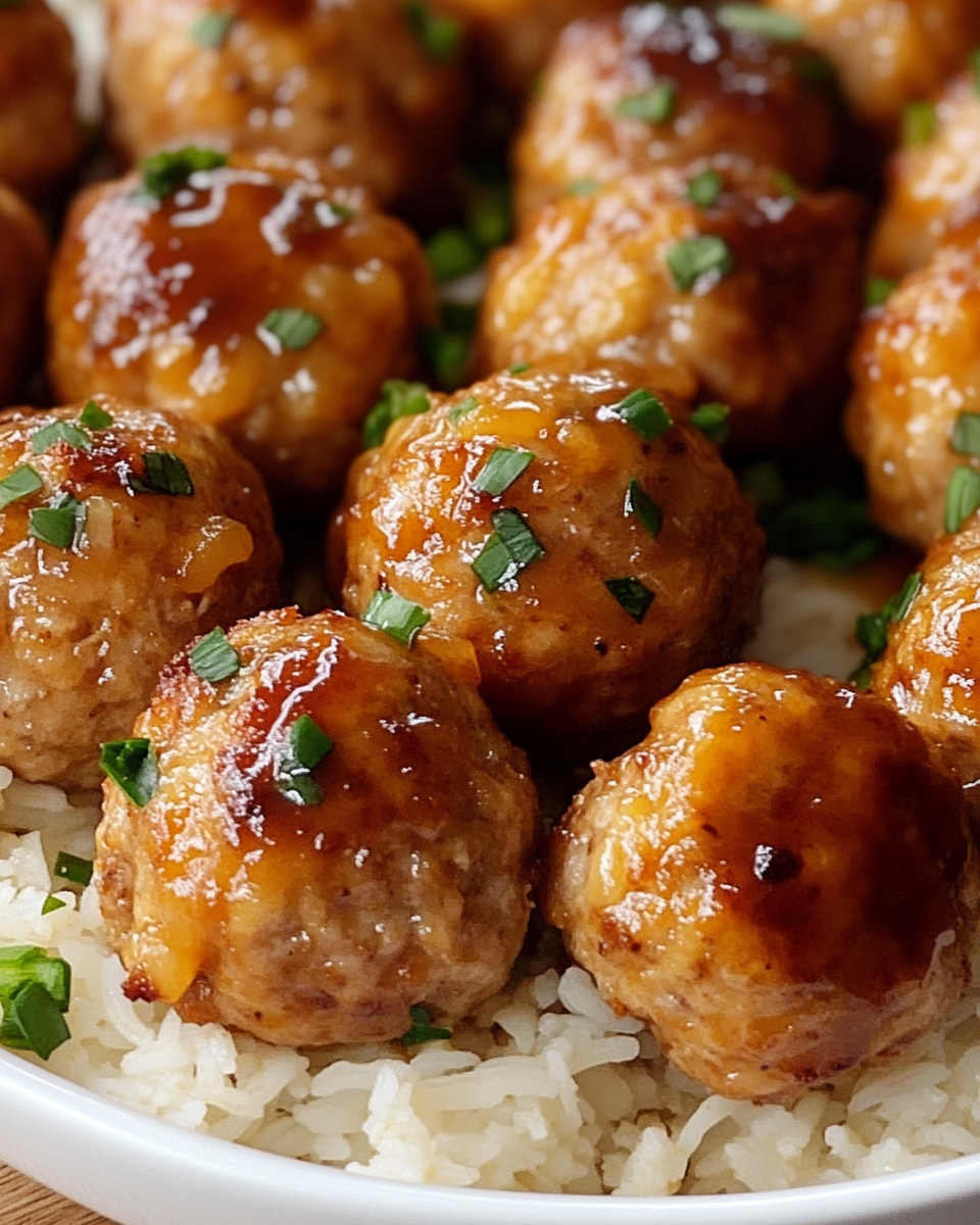 Teriyaki Chicken Meatballs with Pineapple Sauce: A Flavorful Twist on Comfort Food