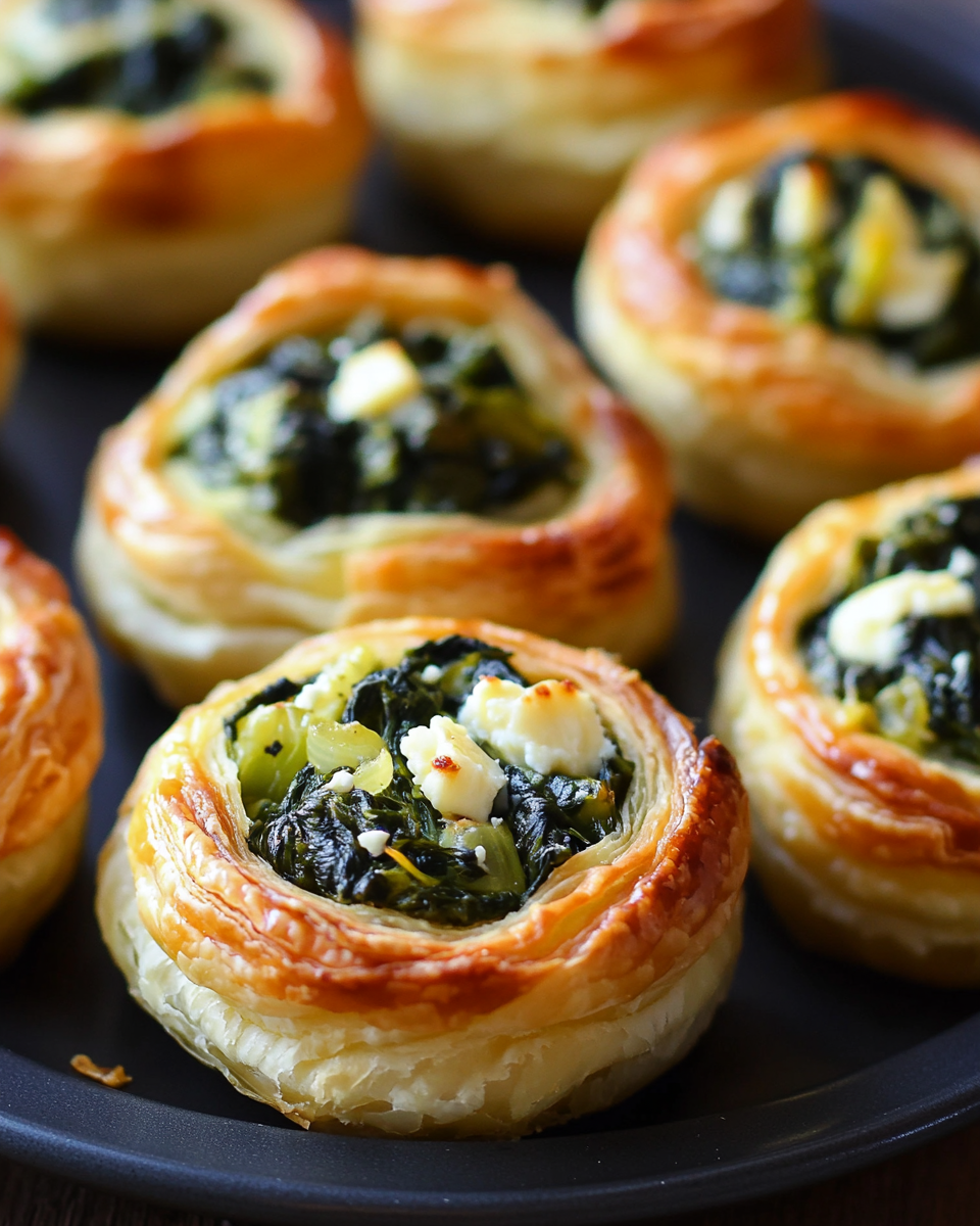 Savory Spinach Artichoke Puff Pastry Bites: A Perfect Appetizer or Snack