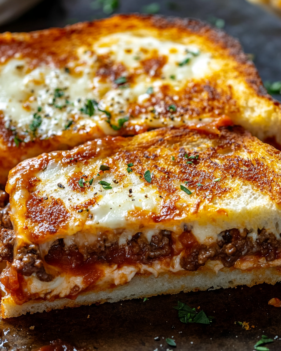 Cheesy Beef Grilled Cheese Sandwiches with Marinara Sauce: The Ultimate Comfort Food