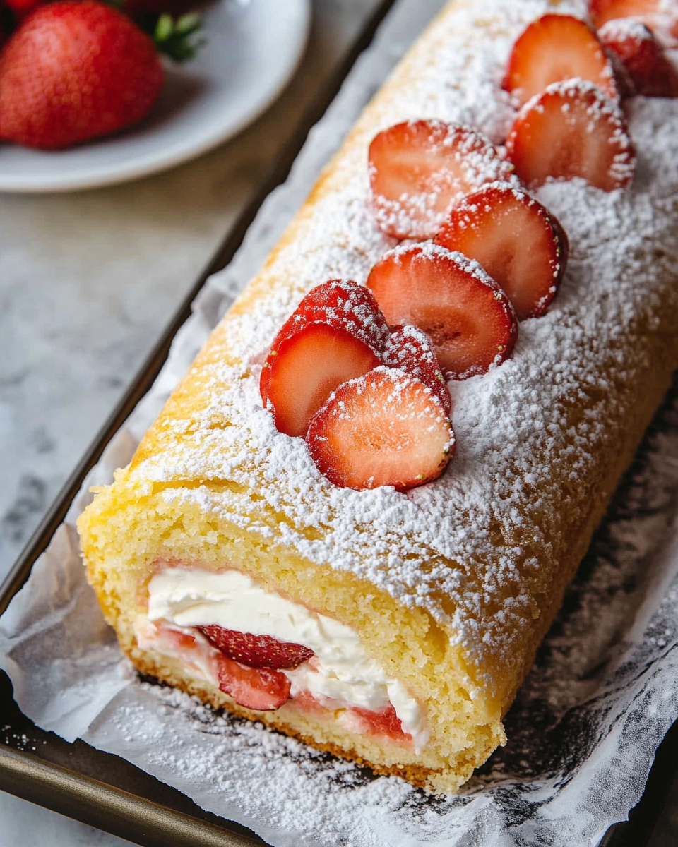 Strawberry Cream Roll Cake Recipe: A Sweet and Fluffy Dessert Perfect for Any Occasion