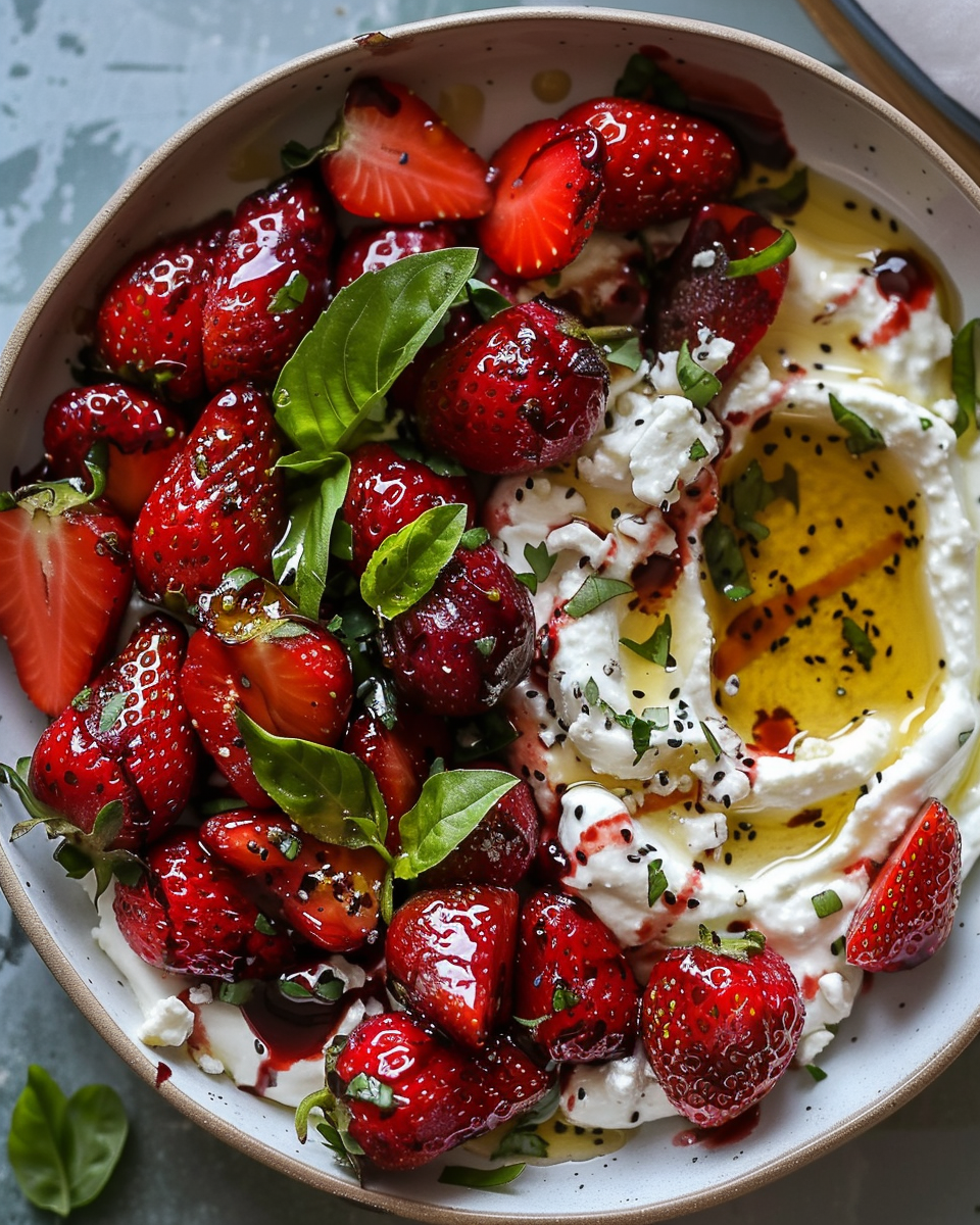 Whipped Feta with Roasted Strawberries: A Flavorful Delight You Can’t Resist