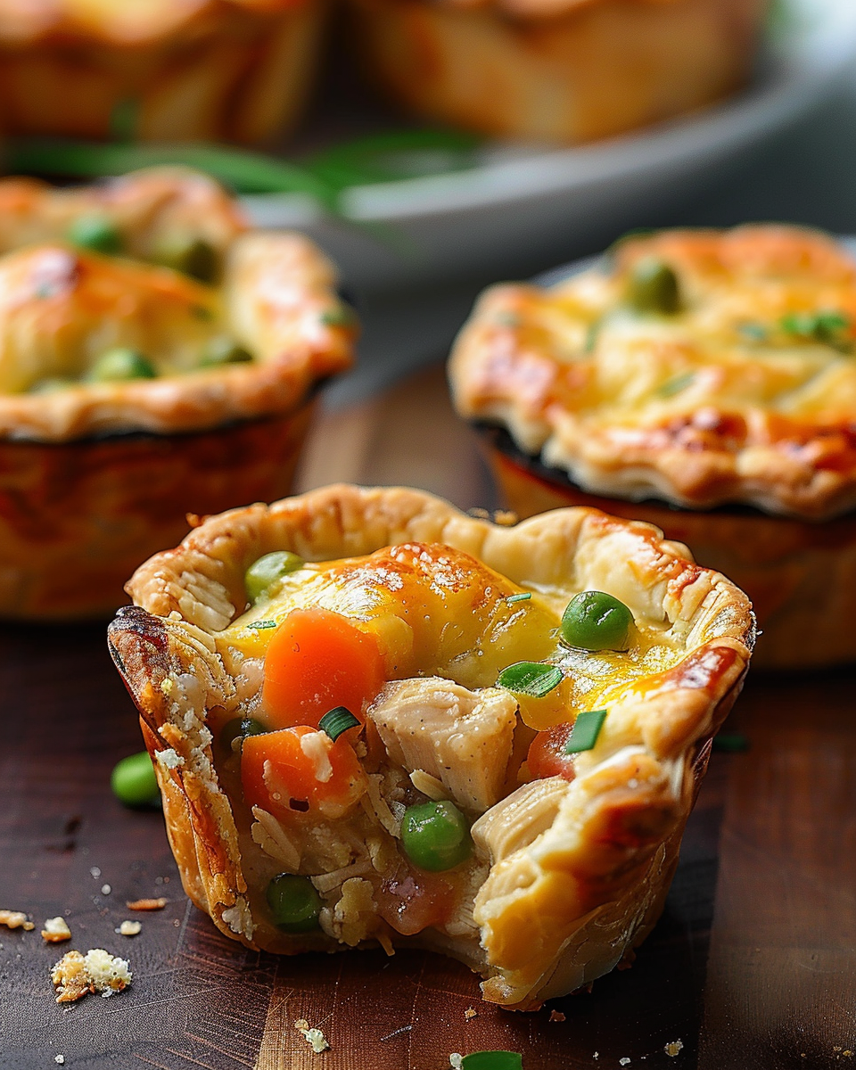 Mini Chicken Pot Pie Muffins: A Quick, Comforting Meal for Busy Nights