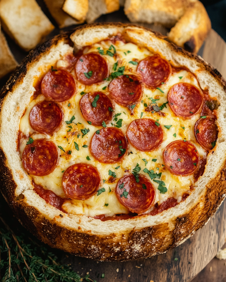 Cheesy Jalapeño Bread Bowl with Marinara Sauce: The Ultimate Comfort Food