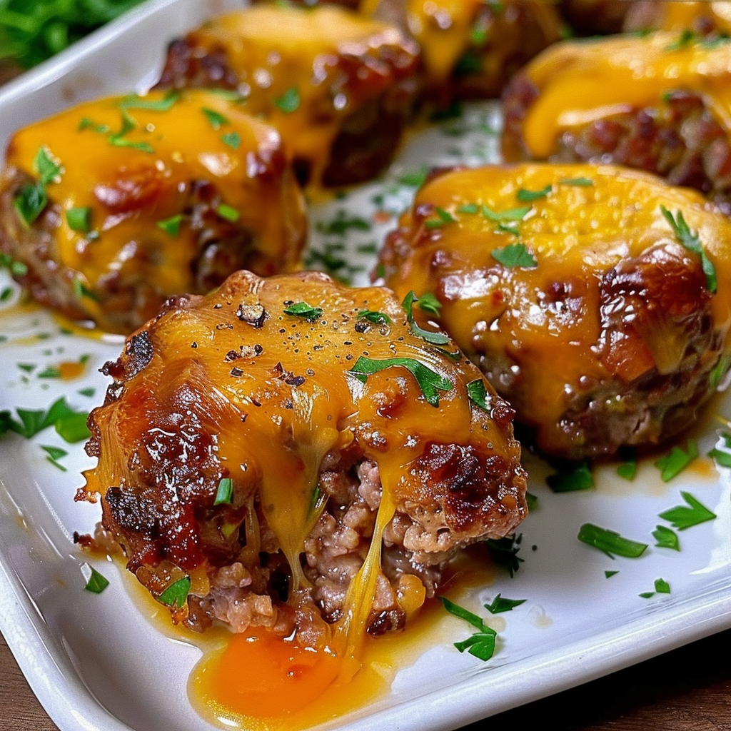 Cheesy Stuffed Meatloaf Bites – The Ultimate Comfort Food