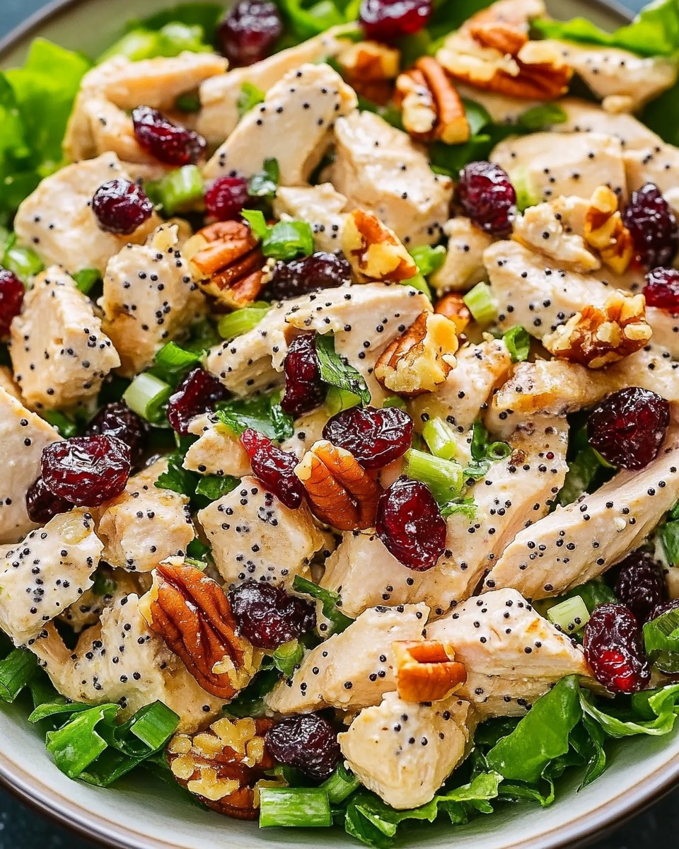 Chicken Salad with Poppy Seed Dressing: A Deliciously Fresh Twist on a Classic Favorite
