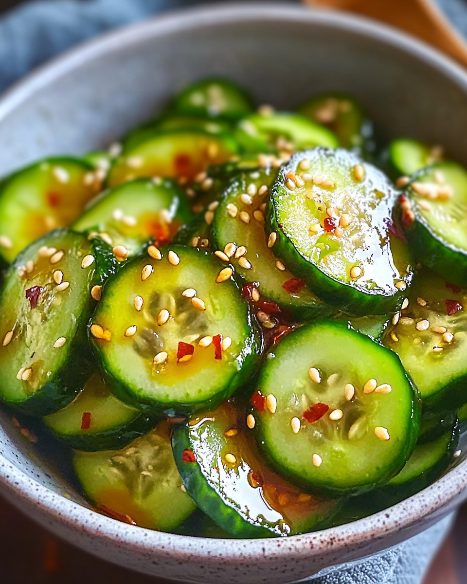 Sesame Cucumber Salad: A Refreshing, Flavor-Packed Dish