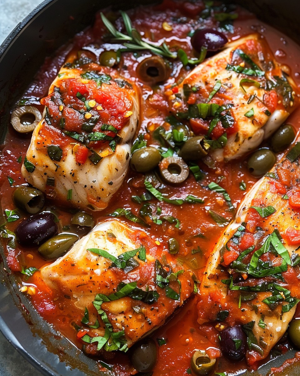 Mediterranean Fish Puttanesca Recipe: A Flavorful Journey to the Heart of the Mediterranean
