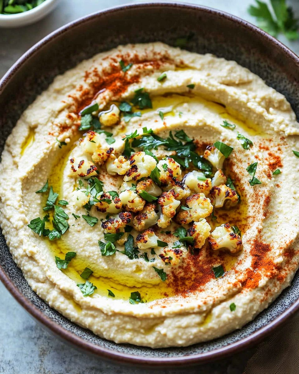 Roasted Cauliflower and Chickpea Hummus: A Creamy, Flavorful Delight