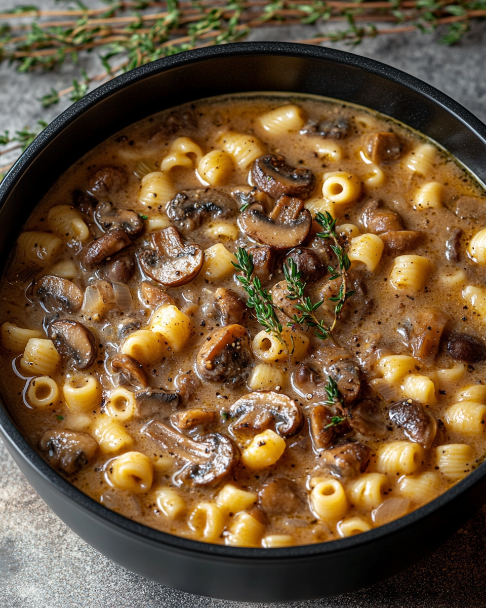 Creamy Mushroom Soup with Pasta: A Heartwarming Delight for Every Season