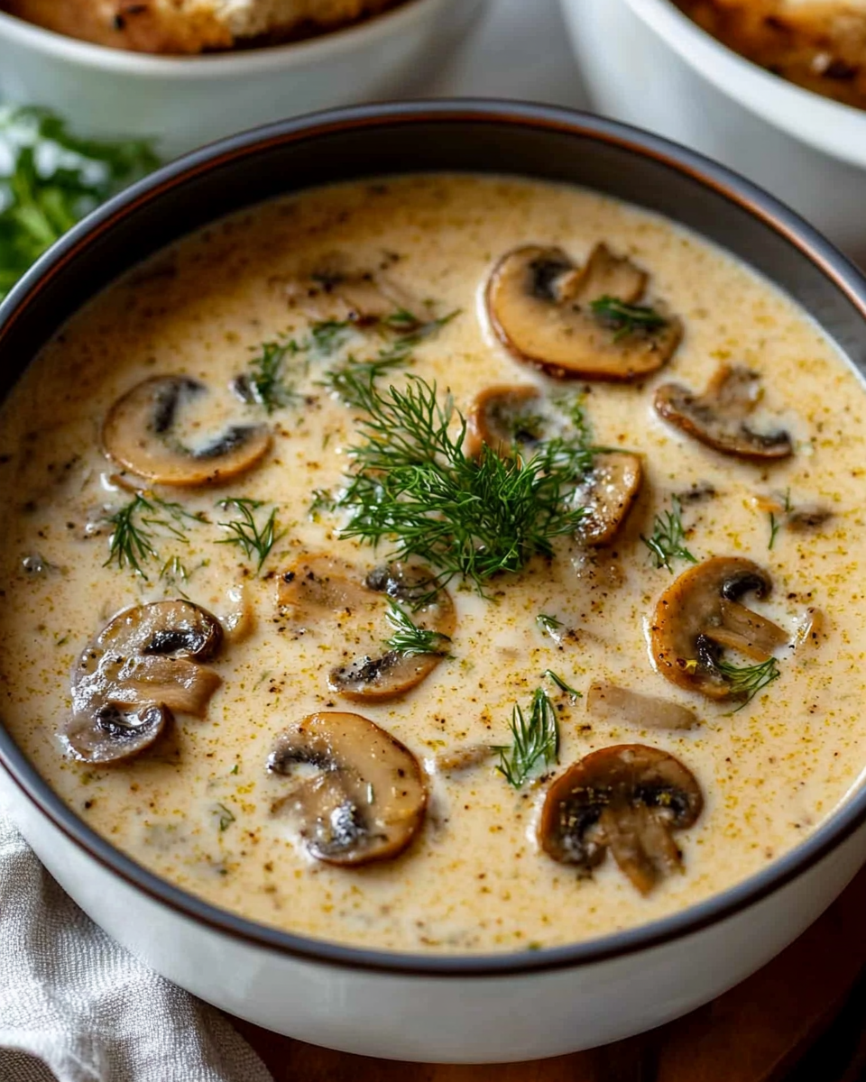 Creamy Mushroom Dill Soup: A Comforting Recipe for Every Season
