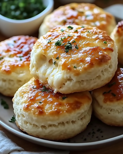Cheesy Garlic Biscuits with Marinara Dipping Sauce: A Mouthwatering Snack for Every Occasion