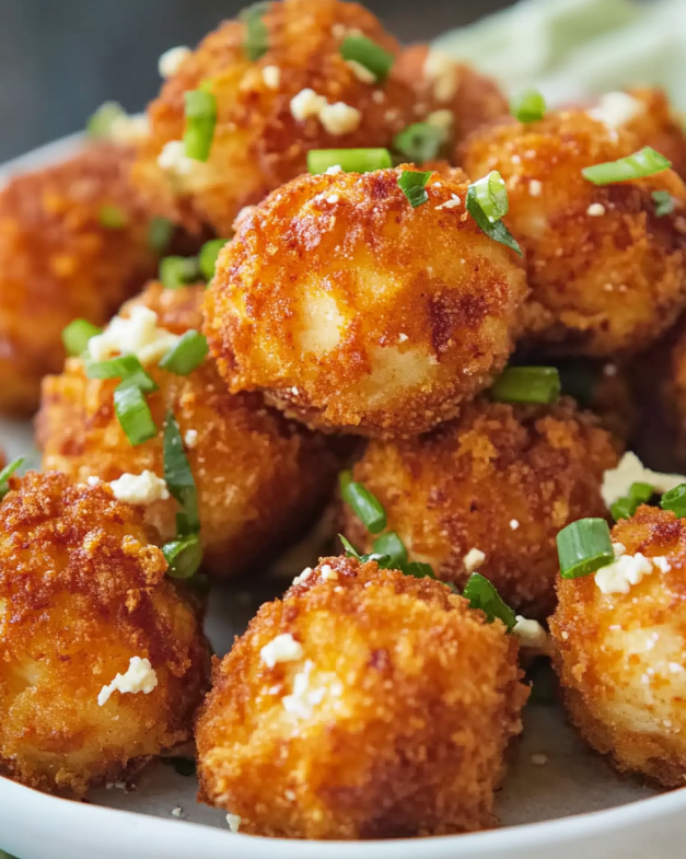 Crispy Fried Cauliflower Bites with Spicy Buffalo Sauce: A Flavor Explosion You Can't Resist