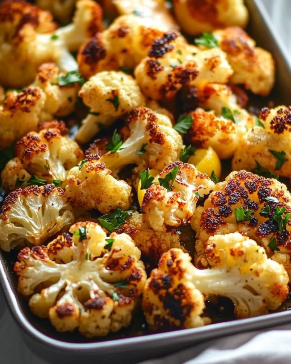 Roasted Cauliflower with Garlic and Parmesan – The Perfect Side Dish