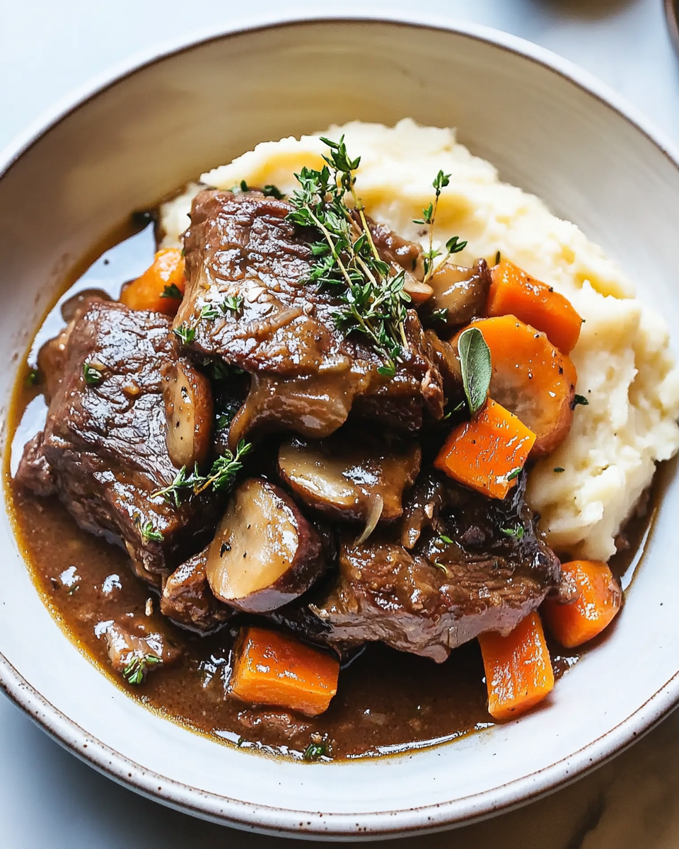 Tender Braised Beef with Vegetables – A Hearty, Comforting Meal for All Occasions
