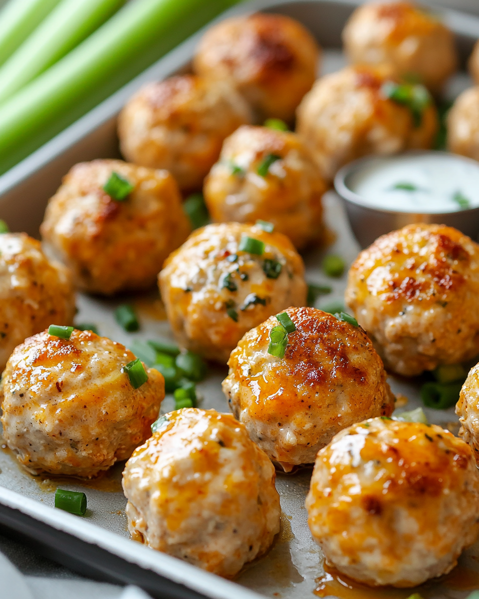 Easy Baked Chicken Meatballs with Blue Cheese Sauce: The Ultimate Flavor Explosion