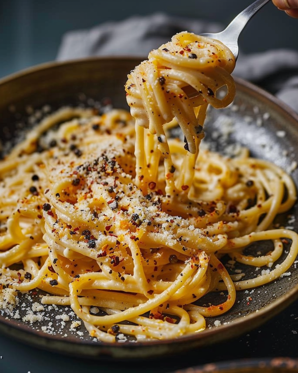 Velvety Roman Pecorino and Pepper Pasta: A Creamy, Flavorful Delight