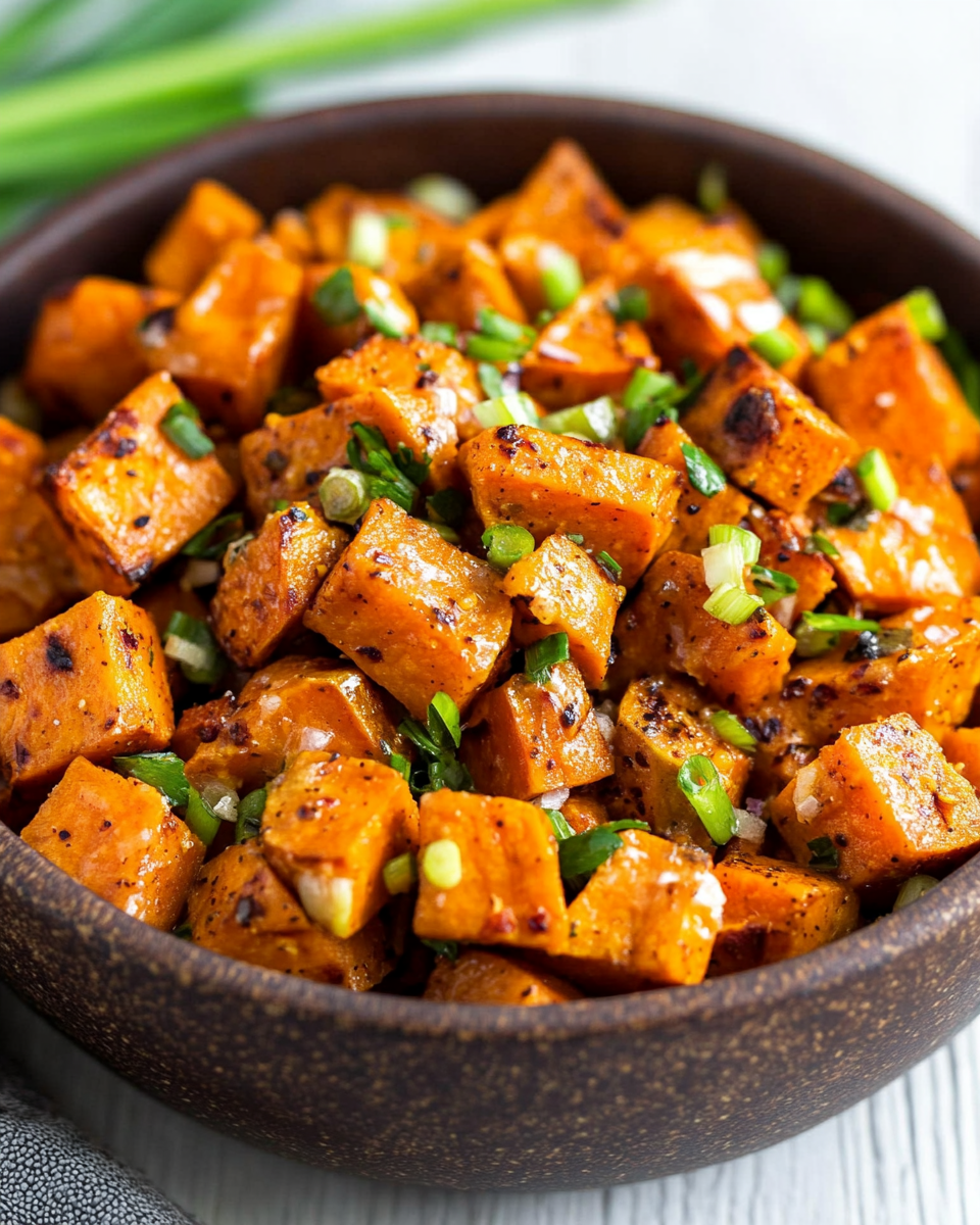 Roasted Sweet Potato Salad with Maple Dressing – A Flavorful Side Dish You’ll Love